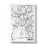 Map Cambridge UK - Wrapped Canvas-61881847