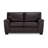 Mikylee Genuine Leather Loveseat