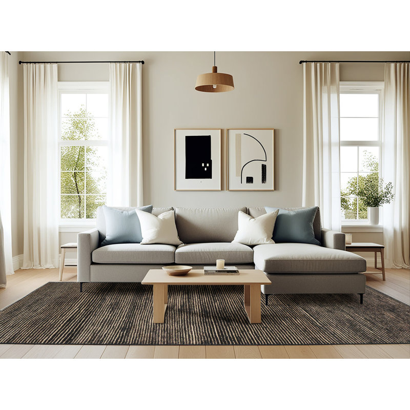 Tapis abstrait moderne 4706, Rectangle 6 pi x 9 pi