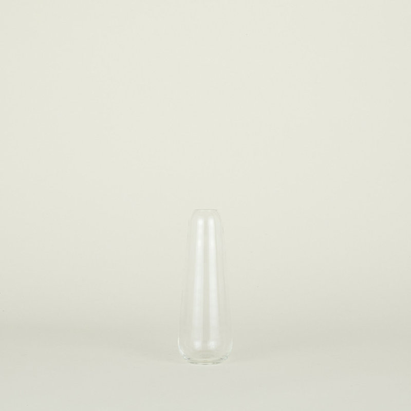 Amber Large Pill Glass Table Vase
