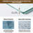 56 to 60'' W x 76'' H Frameless Shower Door, Double Sliding Shower Door with Premium 1/4" (6mm) Thick Tempered Glass, Stainless Steel, Brushed Gold-117550030