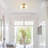 Stauton Bonyu Modern Glass Bubble Flush Mount