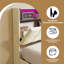 Ottoman Storage Bed Frame with Charging Station & Headboard Storage, Hydraulic Lift-Up Base-616480114