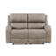 Causeuse inclinable en microfibre transitionnelle double 61,5 po Mazzone-111301162