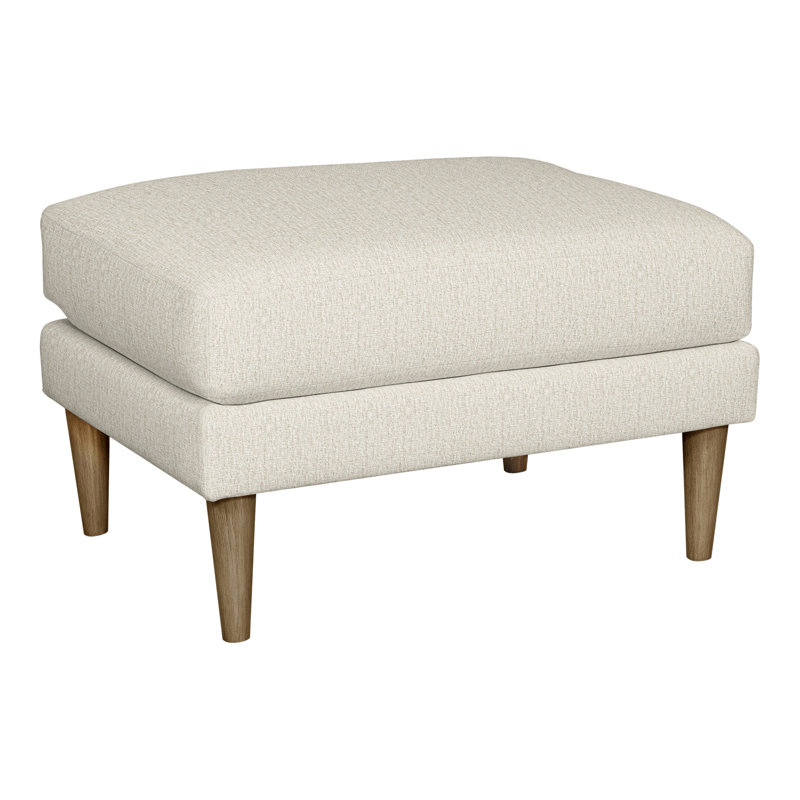 Repose-pieds Thea, Chenille Crypton® neige Nomad, Hampton