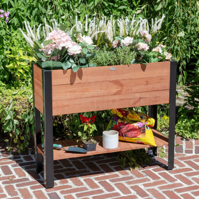 Jardin surélevé en bois 3 pi x 1,05 pi