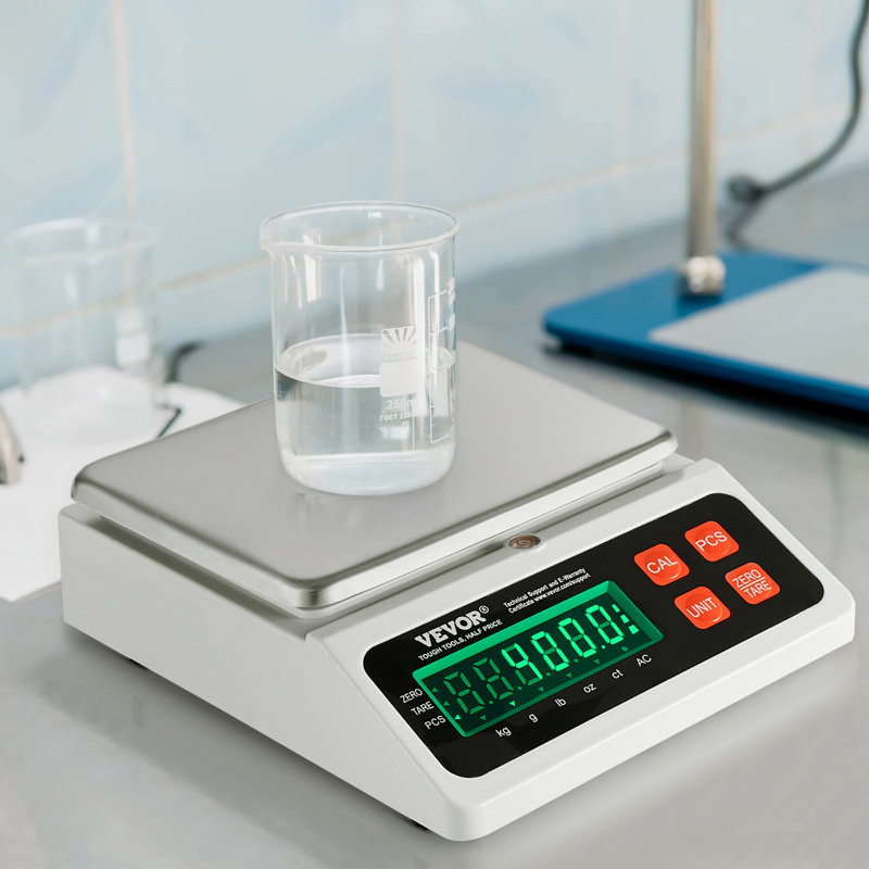 VEVOR 10 kg Capacity Digital Counting Scale with Stainless Steel Pan