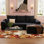 Canapé modulaire Cloud, canapé désossé en velours côtelé avec méridienne en L, canapé modulaire moderne, siège profond confortable pour le salon, la chambre à coucher, sans assemblage