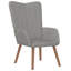 Fauteuil de détente Vidaxl gris clair