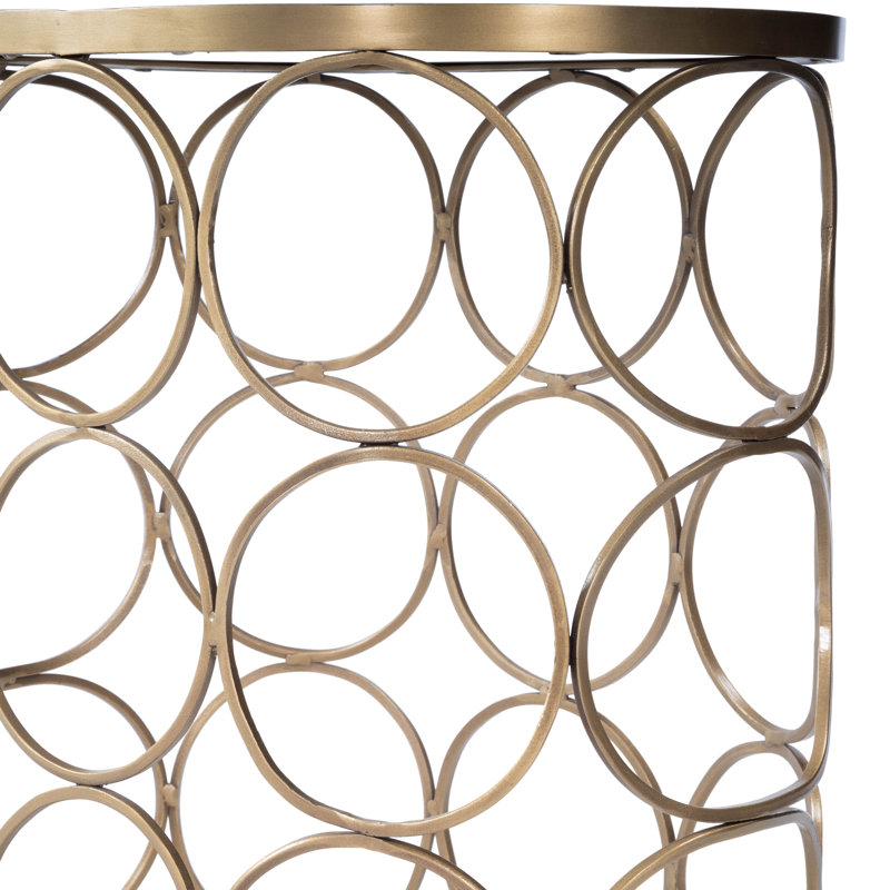 Talulah Oval Marble Side Table