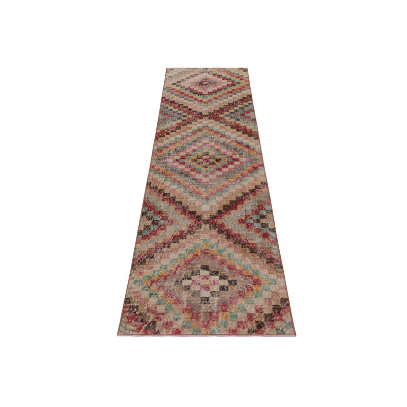 One-of-a-Kind 2'4"x7'10" Hand Knotted Area Rug