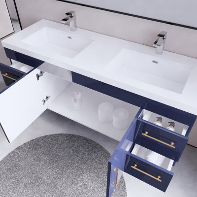 Ensemble de meuble-lavabo simple 59 po