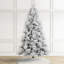 Arbre de Noël enneigé avec pin-280207352