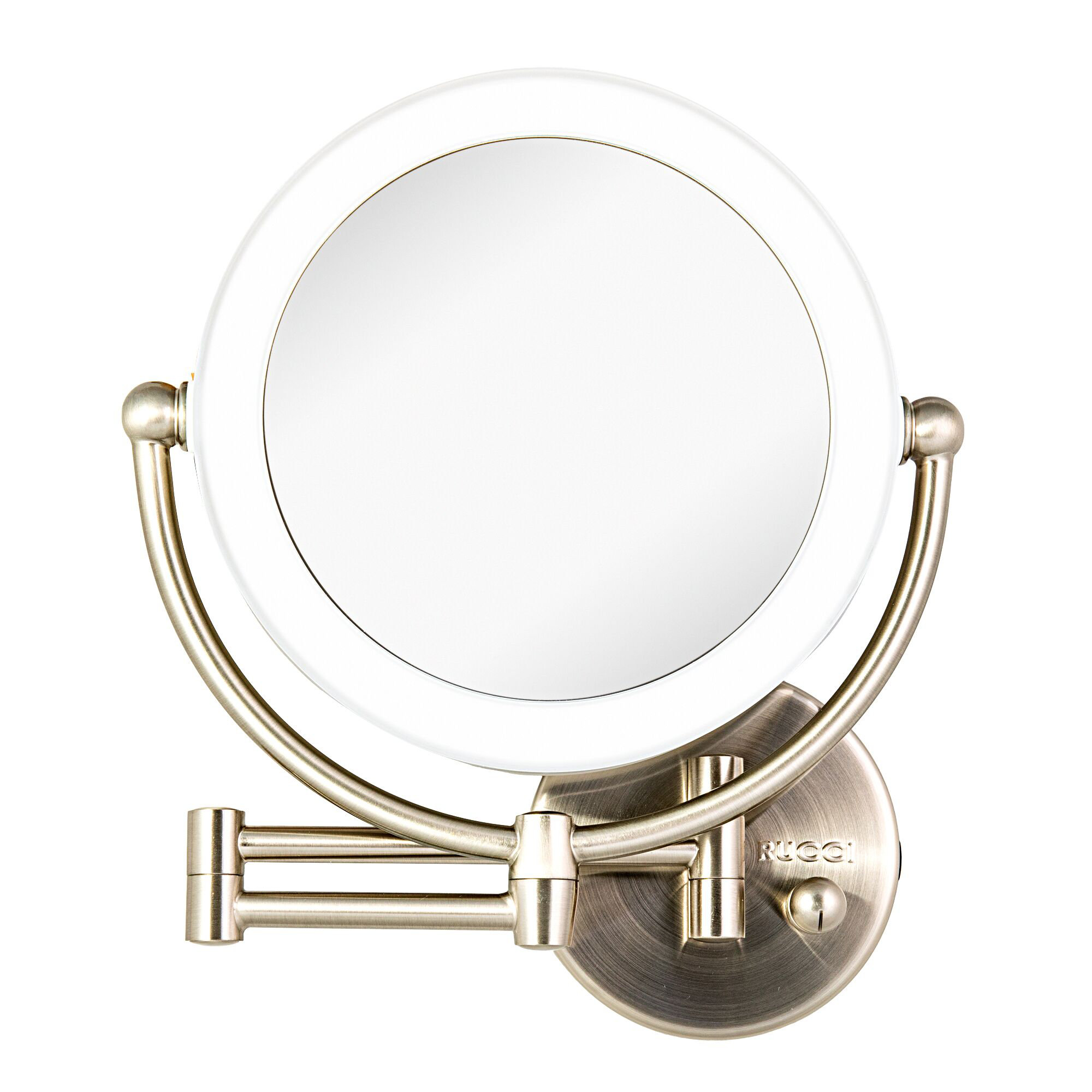 Rucci Metal Flat LED Wall Mirror Wayfair