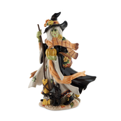 Fitz and Floyd Halloween Harvest Witch Figurine