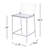 Basak Counter Stool with Metal Frame-664563723