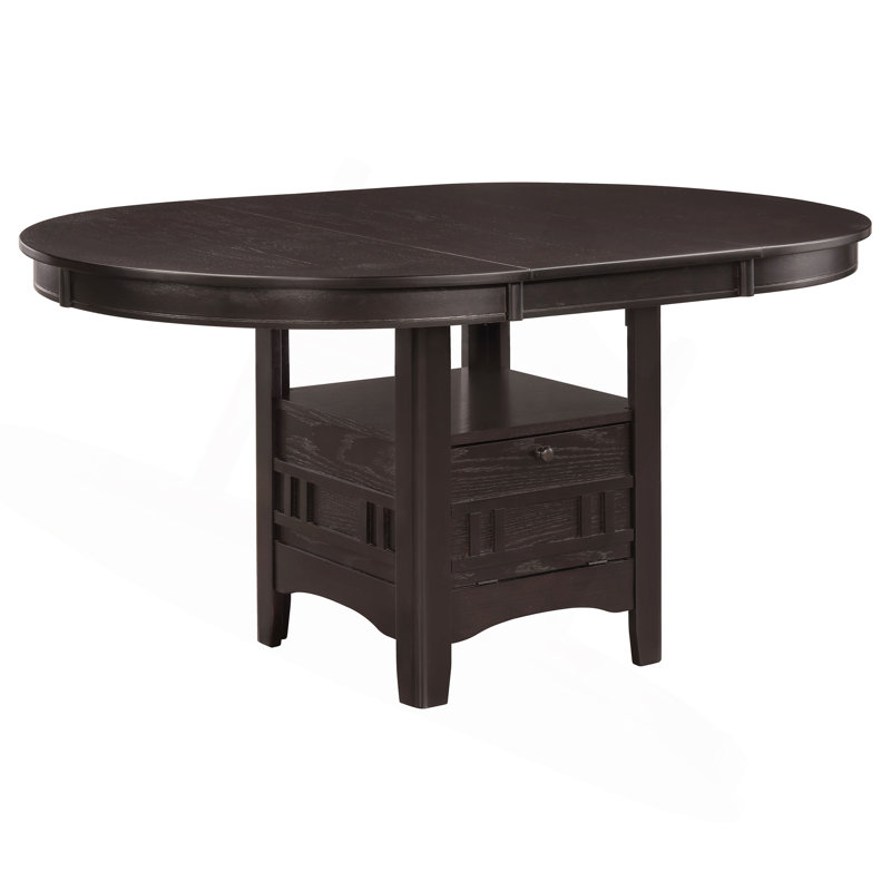 Table de salle à manger Illkirch, H 30,5 po x L 42,25 po x l 42 po, Espresso