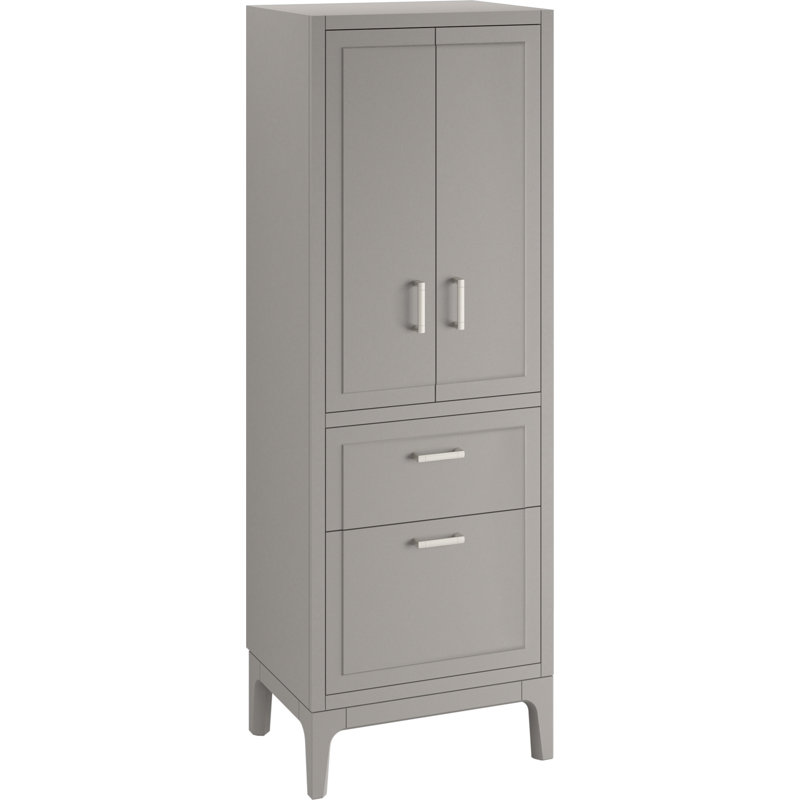 Seer 70-In X 24-In Linen Tower, Mohair Gray