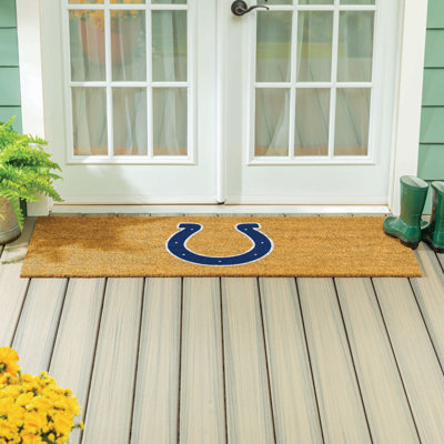 Très grand tapis couleur coco Indianapolis Colts, 60 po x 24 po