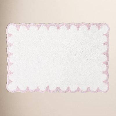 Scallop Cotton Bath Rug