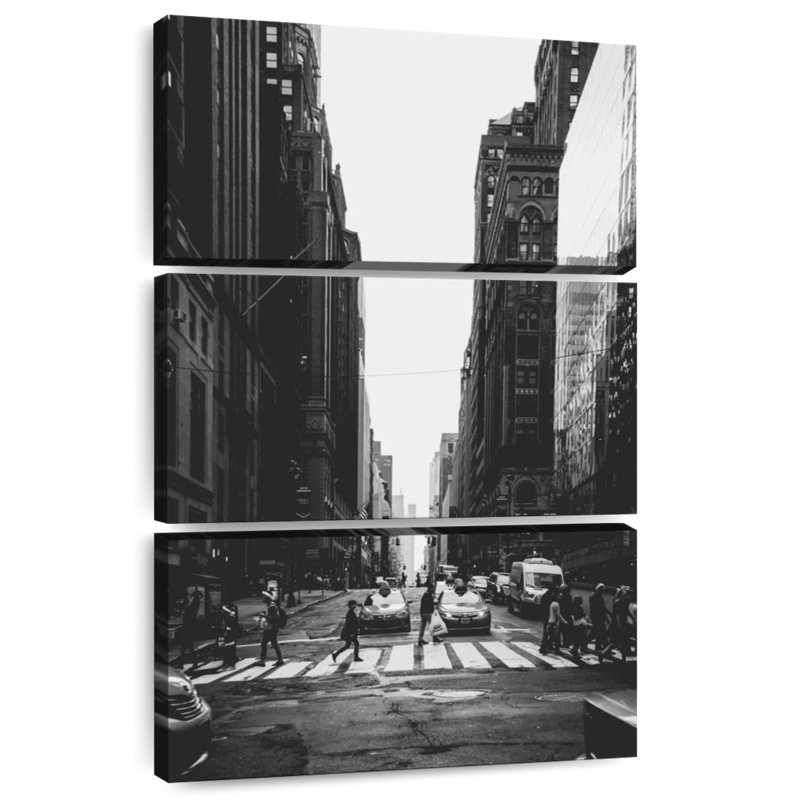 Sireci Crossing NY Street, 45" H x 28" W