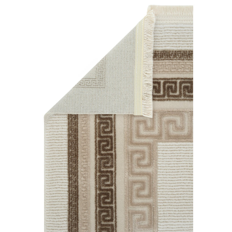 Reagon Geometric Machine Made Indoor / Outdoor Area Rug, Runner 80 x 300cm