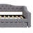 Upholstered Daybed With LED Belt And Trundle-997306289