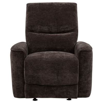 Chenille Upholstered Glider Recliner