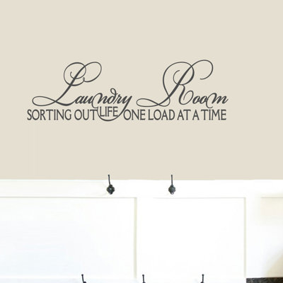 Text & Numbers Non-Wall Damaging Wall Decal