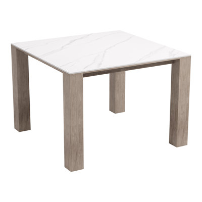 Table de salle à manger carrée Leilani (42 po) - blanc