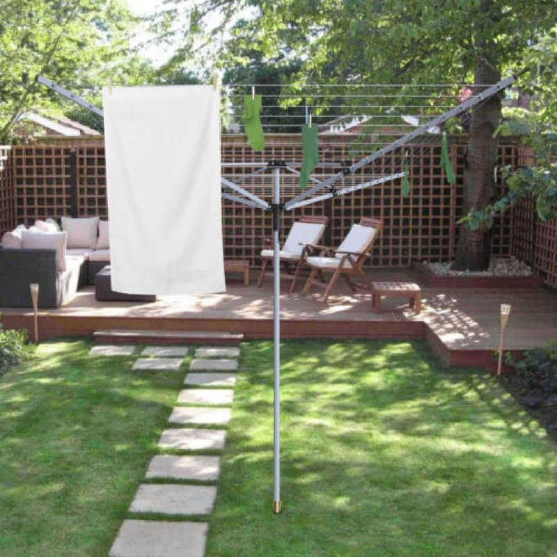 Metal Foldable Rotary / Umbrella Clothesline