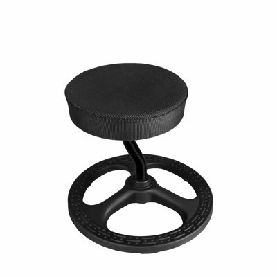 Valenzuela Adjustable Height Ergonomic Active Stool with Footrest