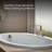 Sunward 60" x 42" Drop In Whirlpool Acryllc Bathtub-7378218