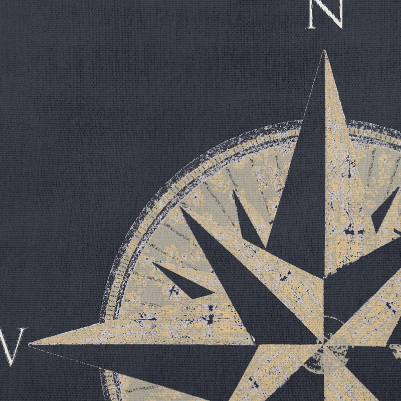 Housse et insert de boussole Compass, 18 po x 18 po, Requin bleu