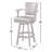 Millender Backed Swivel Solid Wood Bar Stool with Arms By RAM Game Room-137680734