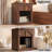 18"W Modern Arched Nightstand with Charging Station, Bedside Table with Drawer and Open Shelf-651687032-638203742