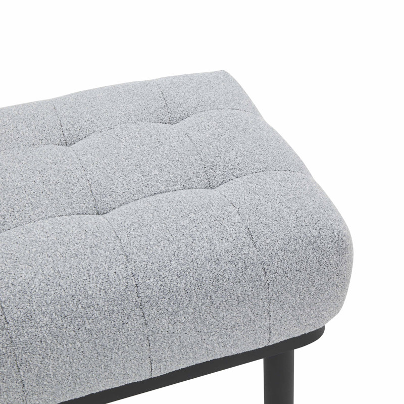 Banc Ayotte Olivia Boucle, Gris