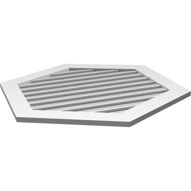 Pente verticale verticale en uréthane 6 pi, 38" H x 36" W x 1" D