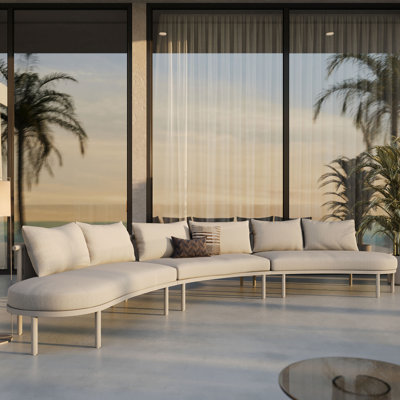 Canapé modulaire d'extérieur 3 pièces Clifton