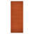 Alithea Hand Woven Flat Weave Kilim Wool Eco-Friendly Area Rugs - Runner, Dark Orange Color, Plain Solid Design, Low Pile Handmade Area Rugs for Living Room, Bed Room-126643371-24418958