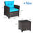 Chunn 2 - Person Patio Conversation Set with Cushions-329014424-268894460