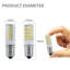 E14 3W LED Bulb Cooker Hood Light Bulbs Cool White Equivalent Halogen Bulbs