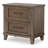 XXX's And OOO's 28" Wide Cocoa Transitional Nightstand With Power Outlets And USB Ports-110538722