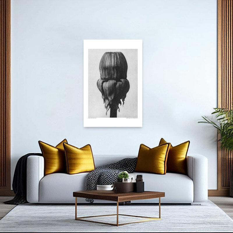 Taraxacum, plante rétro, reproduction d'art rétro, plante murale, 60" H x 40" W