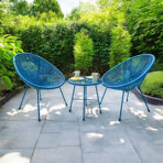 MONACO 3pc Egg Chair Set