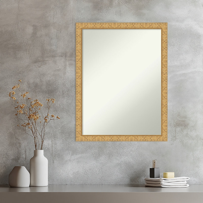 Miroir mural Lila, 26,5 po x 20,5 po, Doré