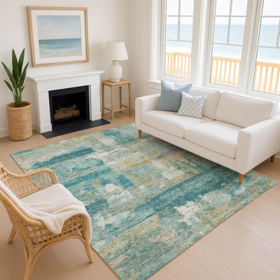 Premium Machine Washable Mayfield AMF2147 abstract Rug