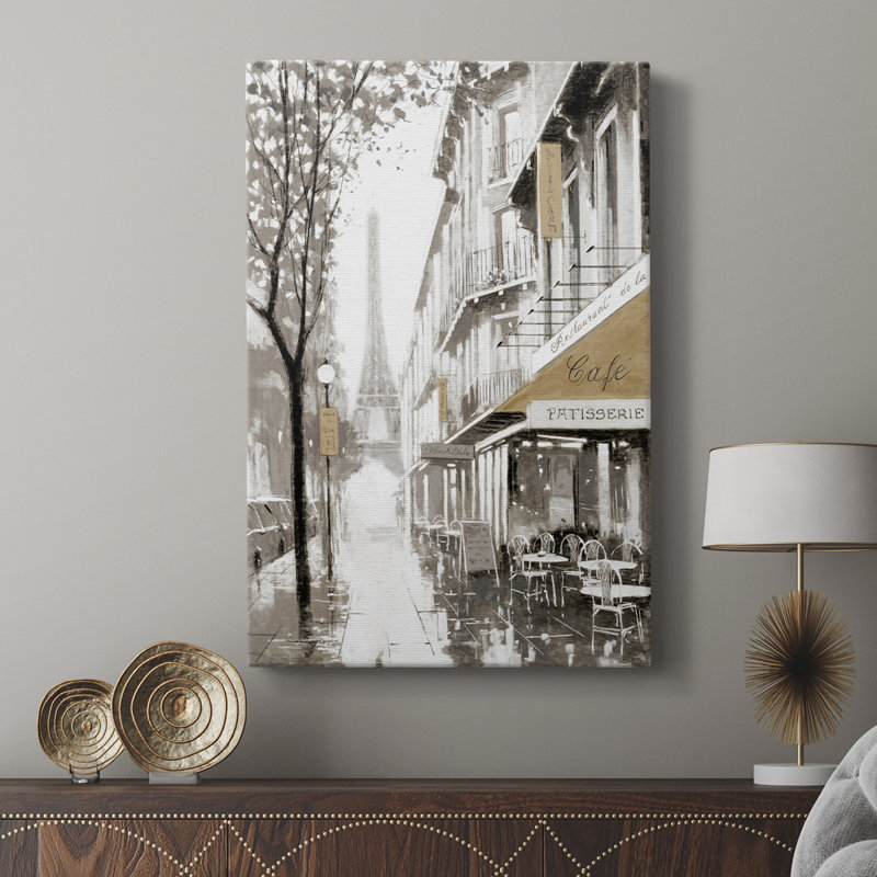 Promenez-vous dans Paris I - galerie Cavas, H 27 po x l 18 po