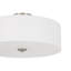 Plafonnier semi-encastré cylindrique en tissu 4 lumières-1491124934