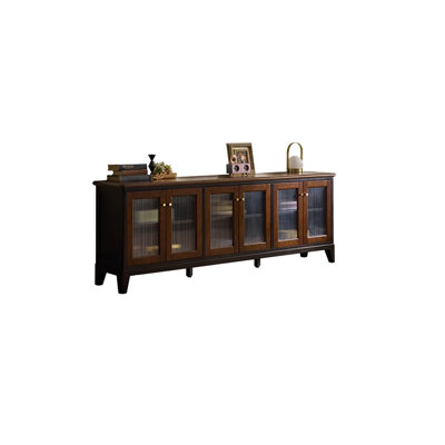 Solid wood retro style TV stand